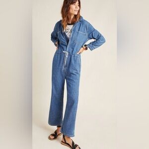 Levi's Women’s  Luella Relaxed Fit Jumpsuit Medium Wash Size L